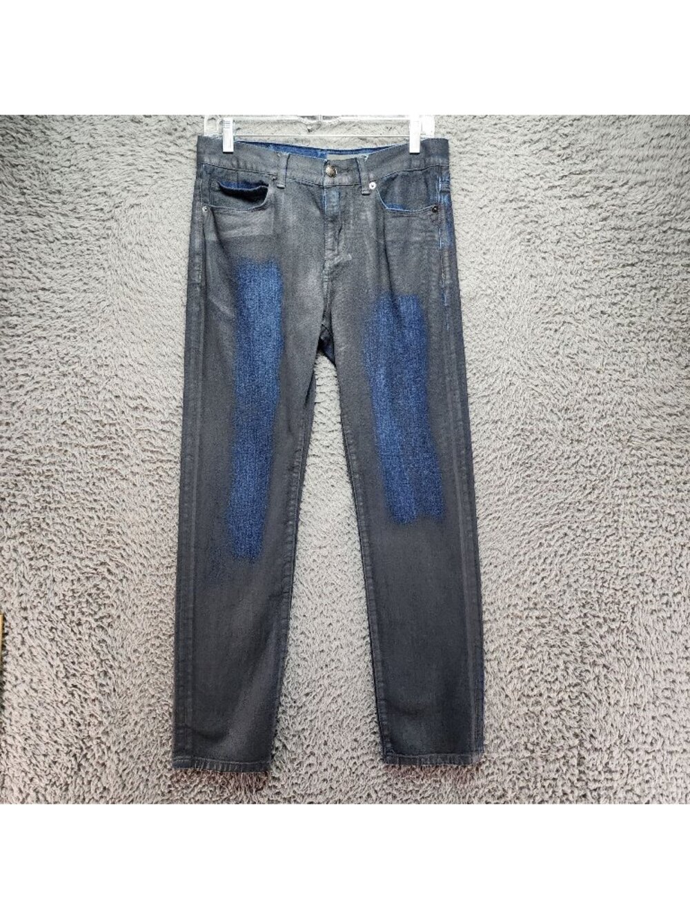 Standard Cloth Jeans Mens 30x30 Gray & Blue Skinny Tapered